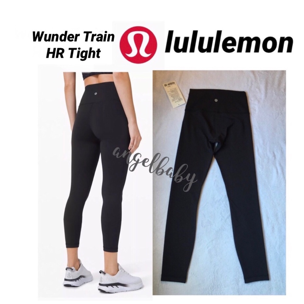 Lululemon Wunder Train HR Tight 25” in Solid Black! - Picture 9 of 17